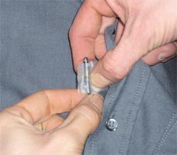 L'art de cacher un micro cravate !